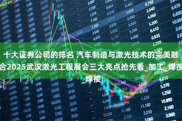 十大证券公司的排名 汽车制造与激光技术的完美融合2025武汉激光工程展会三大亮点抢先看_加工_焊接